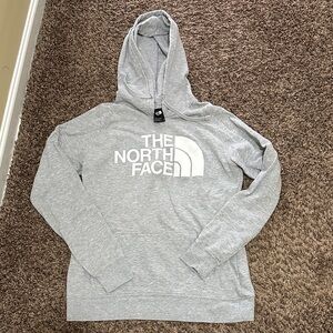 The North Face Light Gray Pullover Hoodie